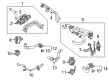 Diagram for Volkswagen Water Pump - 1EA-965-567-L