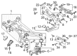Diagram for Volkswagen Axle Beam Mount - 5Q0-505-145-E