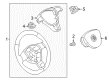 Diagram for Volkswagen Steering Wheel - 5GM-419-091-AE-E74