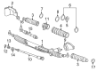 Diagram for Volkswagen Rack and Pinion Boot - 8D0-419-831-J