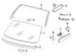 Diagram for Volkswagen Beetle Weather Strip - 5C3-871-409-C-5AP