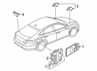 Diagram for Volkswagen Arteon ABS Wheel Speed Sensor - 5Q0-907-651-A