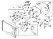 Diagram for Volkswagen Golf R Coolant Pipe - 5Q0-122-157-AB
