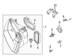 Diagram for Volkswagen Jetta Headlight Screws - N-908-184-01