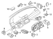 Diagram for Volkswagen Hazard Warning Switches - 3AA-953-509-A-1QB