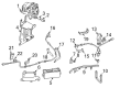 Diagram for Volkswagen ABS Wheel Speed Sensor - 701-927-807-C