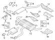Diagram for Volkswagen Atlas Cross Sport Muffler - 3QF-253-609-F