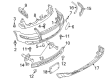 Diagram for Volkswagen License Plate - 3B0-807-287-B-GRU