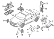 Diagram for Volkswagen Eos Air Bag Control Module - 1Q0-959-655-B-024