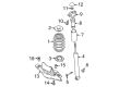 Diagram for Volkswagen Coil Springs - 5QN-511-115-F