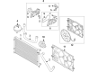 Diagram for Volkswagen Golf SportWagen Cooling Fan Shroud - 5QM-121-205-P