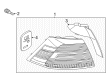 Diagram for Volkswagen GTI Back Up Light - 5GM-945-096-F