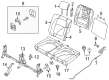 Diagram for Volkswagen Beetle Seat Cushion Pad - 5C3-885-319-J