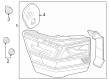 Diagram for Volkswagen Atlas Cross Sport Back Up Light - 3CM-945-207-D