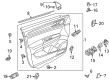 Diagram for Volkswagen Mirror Switch - 3CN-959-565-C-ICX