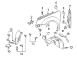 Diagram for Volkswagen Eos Fender - 1Q0-821-105-B