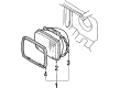 Diagram for Volkswagen Golf Headlight Screws - 176-941-117-A