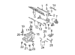 Diagram for Volkswagen Windshield Wiper Motors - 1J6-955-711-C
