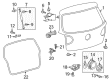 Diagram for Volkswagen Liftgates - 5K6-827-025-H