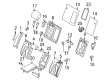 Diagram for Volkswagen CC Seat Cushion Pad - 3C8-885-873-P-E74