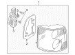 Diagram for Volkswagen Passat Bulb Socket - 3B9-945-257-C