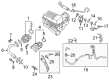 Diagram for Volkswagen EGR Tube - 03L-131-521-AF