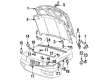 Diagram for Volkswagen Jetta Hood - 1HM-823-031-F