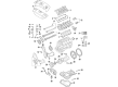 Diagram for Volkswagen Phaeton Crankshaft Seal - 078-103-151-B