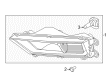 Diagram for Volkswagen Tiguan Fog Light - 5NL-941-699
