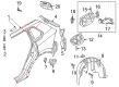 Diagram for Volkswagen Atlas Fuel Door Hinge - 5GE-809-931