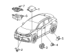 Diagram for Volkswagen ID.4 Occupant Detection Sensor - 4N0-963-553-A