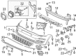 Diagram for Volkswagen Jetta Headlight Screws - N-910-799-01