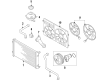 Diagram for Volkswagen Jetta Cooling Fan Assembly - 1KM-959-455-F