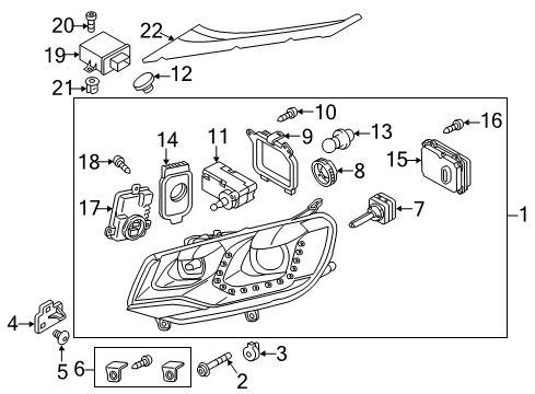 7P0-616-571 Volkswagen Sensor