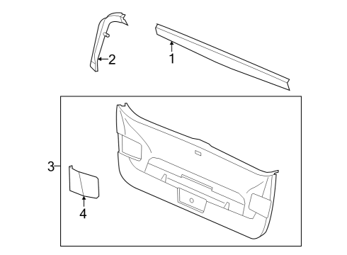 Volkswagen 6R6-867-299 Lower Trim Retainer Volkswagen 6R6-867-299 Lower Trim Retainer