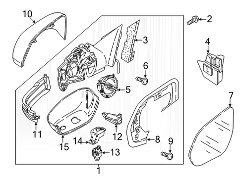 Volkswagen 3CM-857-507-P-9B9 Housing Volkswagen 3CM-857-507-P-9B9 Housing