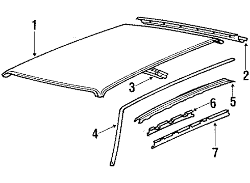 Volkswagen 191-853-706 Drip Molding 191-853-706 Volkswagen Drip Molding