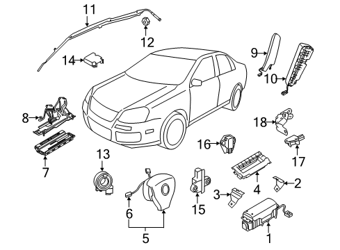 Volkswagen 5C0-959-655-B-0AB Diagnostic Module Volkswagen 5C0-959-655-B-0AB Diagnostic Module