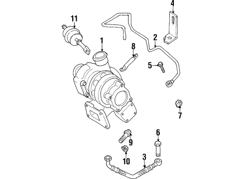 Volkswagen 028-145-771-BC Oil Pipe 028-145-771-BC Volkswagen Oil Pipe
