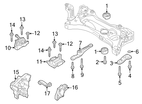 Volkswagen 5WA-199-262-AM ENG.MOUNTI Volkswagen 5WA-199-262-AM ENG.MOUNTI