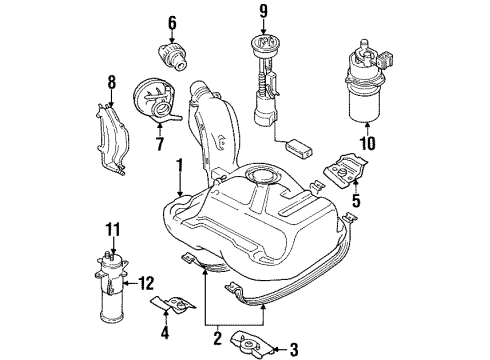 Volkswagen 1H0-721-555-K Throttle Cable Volkswagen 1H0-721-555-K Throttle Cable