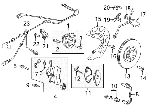 Volkswagen 5Q0-614-517-DR-BEF Modulator Valve Volkswagen 5Q0-614-517-DR-BEF Modulator Valve