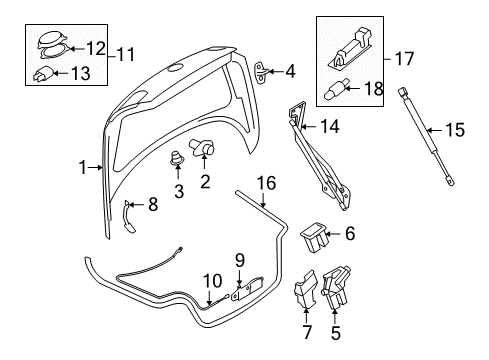 Volkswagen 1Q0-880-701-A Lock Release Cable Volkswagen 1Q0-880-701-A Lock Release Cable