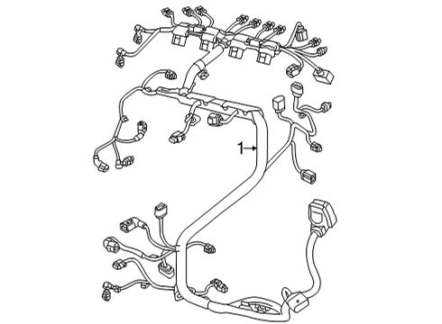 Volkswagen 06Q-972-610-AF Harness