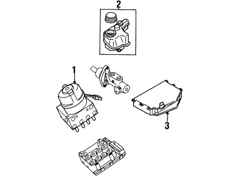 Volkswagen 3A0-698-217-B Modulator Valve Volkswagen 3A0-698-217-B Modulator Valve