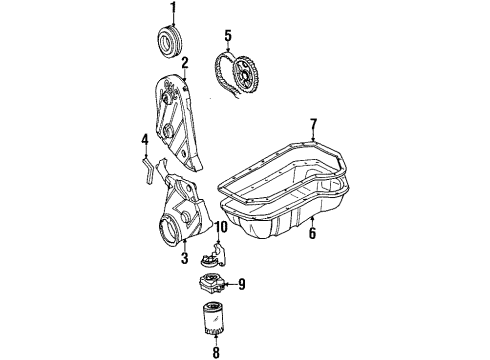 Volkswagen 053-115-417-A Filter Housing Volkswagen 053-115-417-A Filter Housing