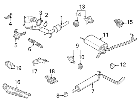 Volkswagen 5QM-254-501-S Catalytic Volkswagen 5QM-254-501-S Catalytic