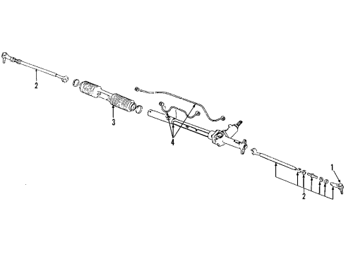 2009 Volkswagen Touareg P/S Pump & Hoses Diagram
