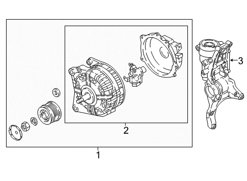 2018 Volkswagen Passat Alternator