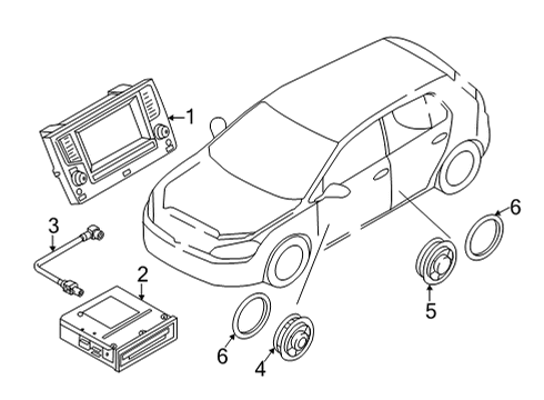 2021 Volkswagen Golf Sound System Diagram